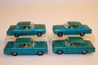 Four (4) Vintage 1979 Matchbox / Lesney Superfast Ford Cortina Cars #MB055