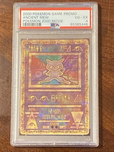 2000 Pokemon Game Promo Ancient Mew Pokemon Movie 2000 Holo PSA 4 VG-EX