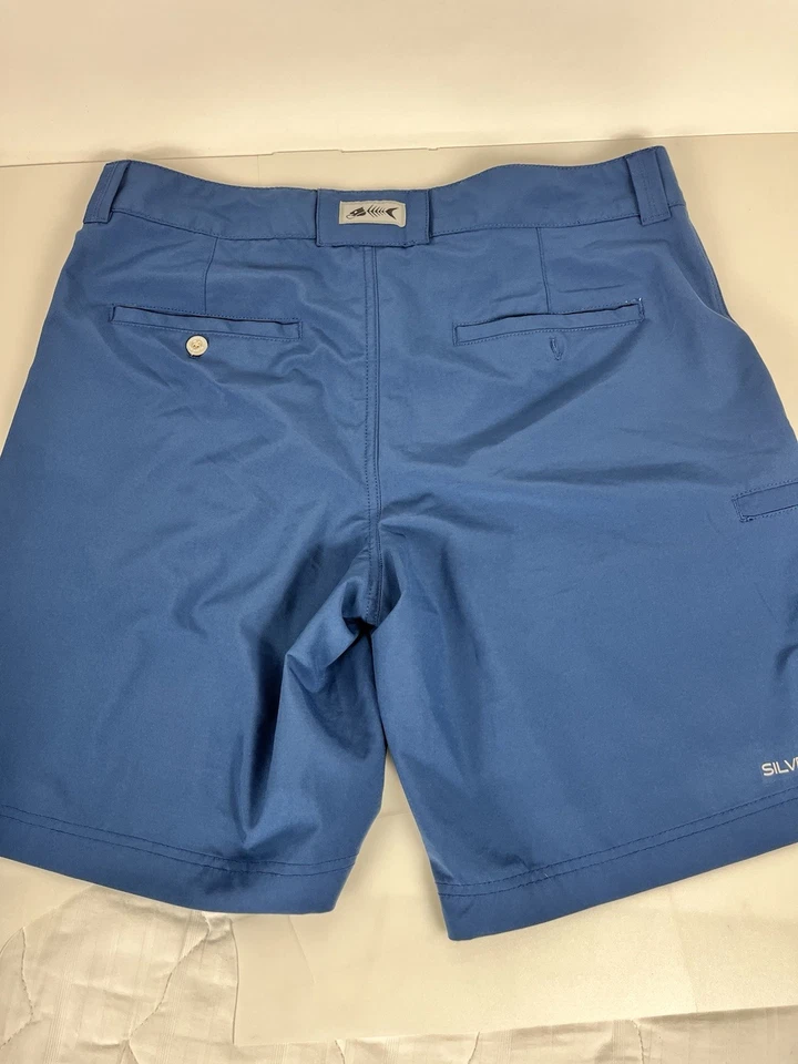 Pantalones cortos azules Silver Bait para hombre talla 36 -1551 Foto 2 de 3