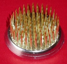 3148, Flower Frog Japanese Ikebana Kenzan for Flower Arrangements Brass Flora...