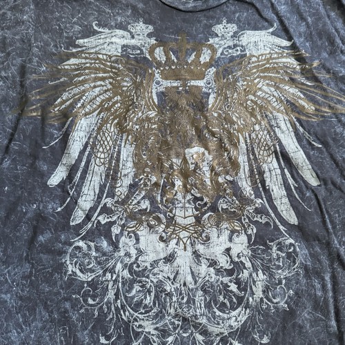 Vintage Y2K 2000 T-Shirt Set Blau Grün Herren XL Punk Rock MMA Gothic Cyber Tee - Bild 3 von 16