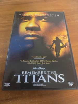 Remember the Titans (DVD, 2001, Full Frame Version) Denzel Washington Disney