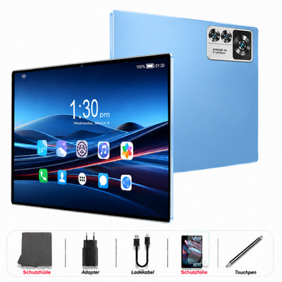 2026 Neu 10.1 Zoll Android 16 Tablet 22GB+256GB 8000mAh Octa Core 5G WiFi GPS PC
