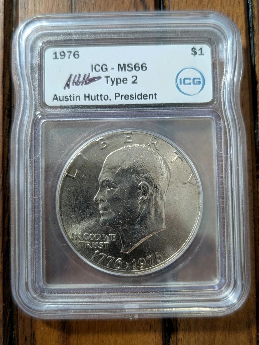 Business MS 66 Graded 1976 Eisenhower Dollars (1971-1978) for sale