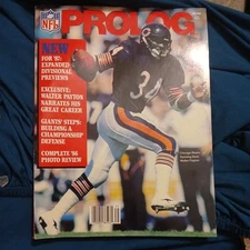 1987 NFL PROLONG WALTER PAYTON  MAGAZINE 