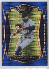 2021 Panini Select Premier Blue Pulsar Prizm 13/13 Carlos Correa #193 0nr3