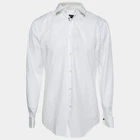 HUGO BOSS Mens White Jacques Long Sleeve Shirt 44 17 1/2 Inch BNWT Ref C3964