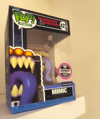 Funko Pop! Digital: Dungeons & Dragons   Mimic #423 Vinylfigur mit D20