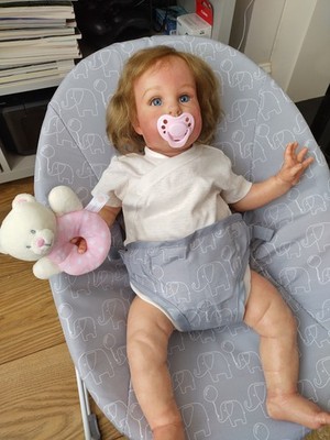 Reborn Doll - 3 Month Girl Ellie by Irina KaplansKaya - Painted by Vahni Gowing