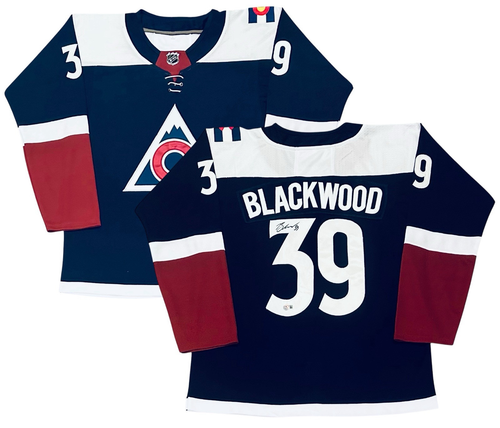Mackenzie Blackwood Signed Colorado Avalanche Jersey + Beckett