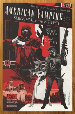2011 American Vampire Survival of the Fittest Print Ad/Poster Sean Murphy Art