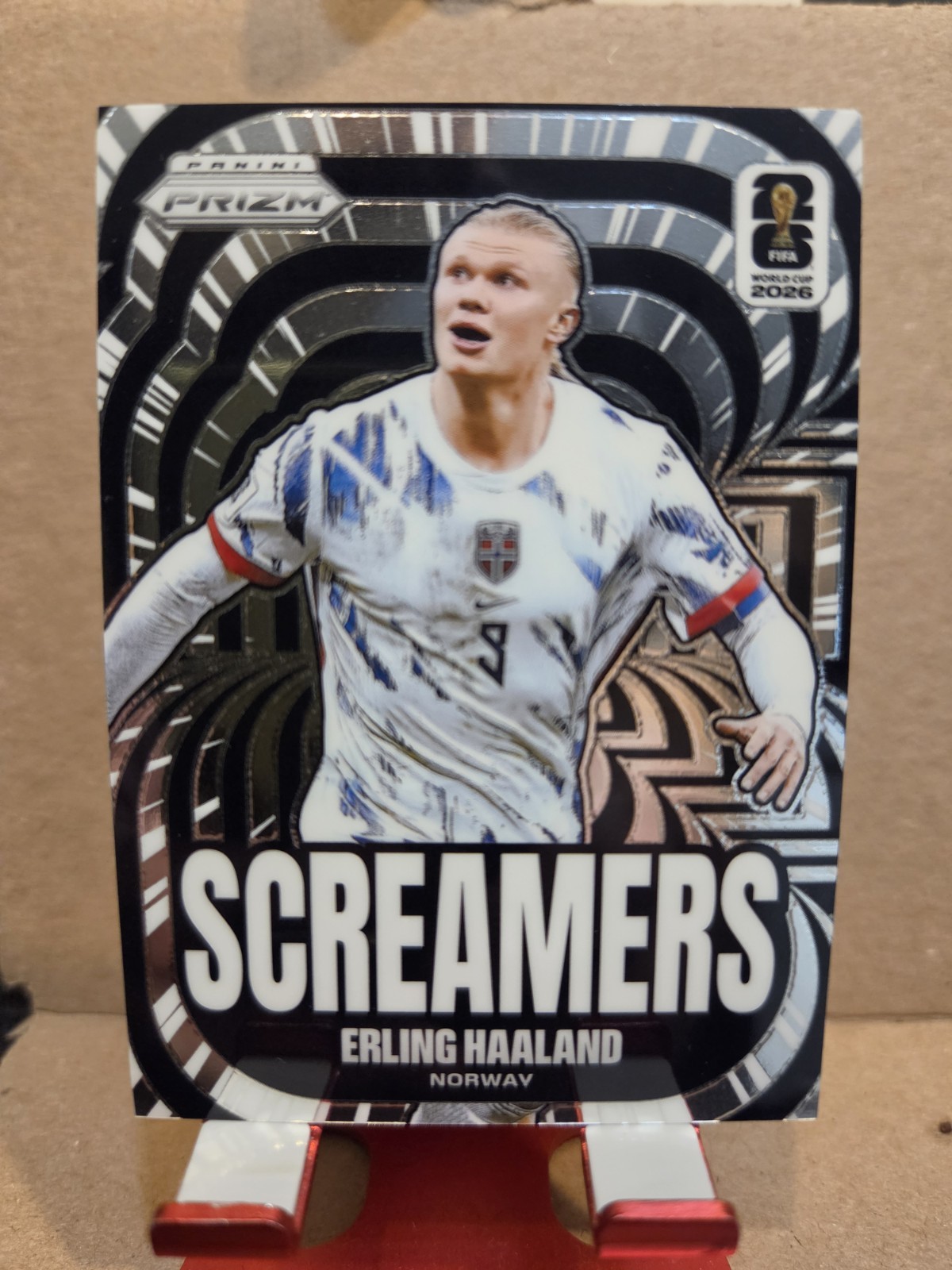 2026 Panini Prizm FIFA World Cup Erling Haaland #15 Screamers Norway