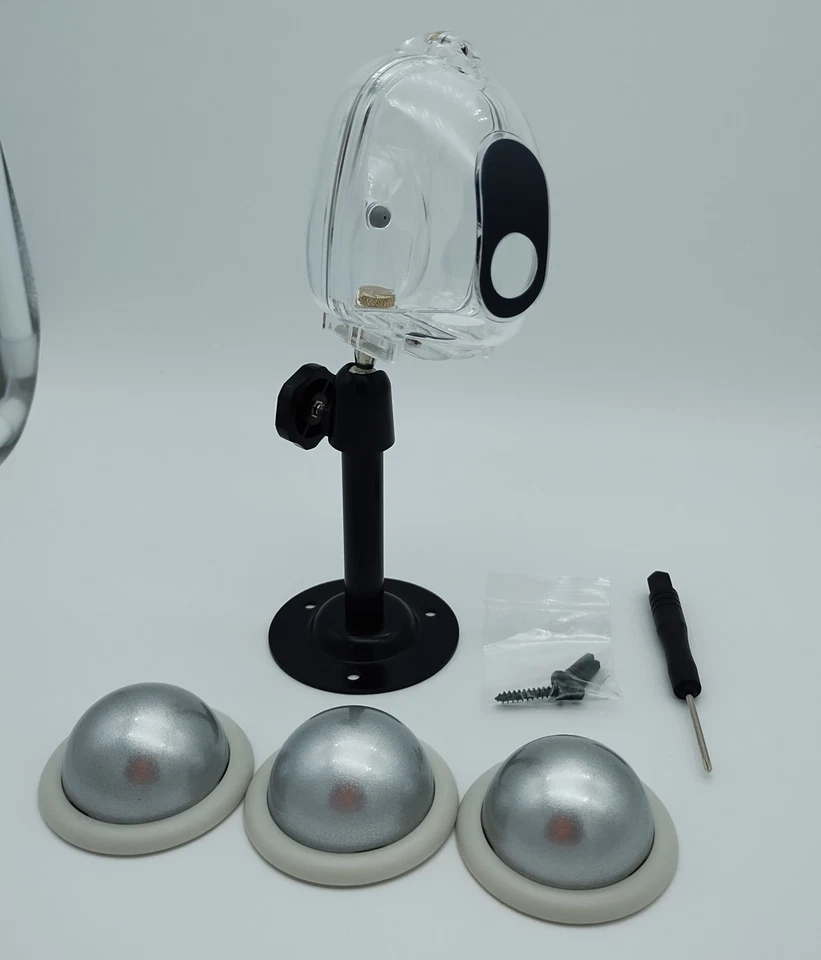 Outdoor Camera Shell + 3 Dome Mounts Netgear VueZone Security Monitoring - NEW - Image 3 of 4