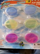 3 Sets. NIB Aqua Play Sport Child Goggles. 9 Pair Total.