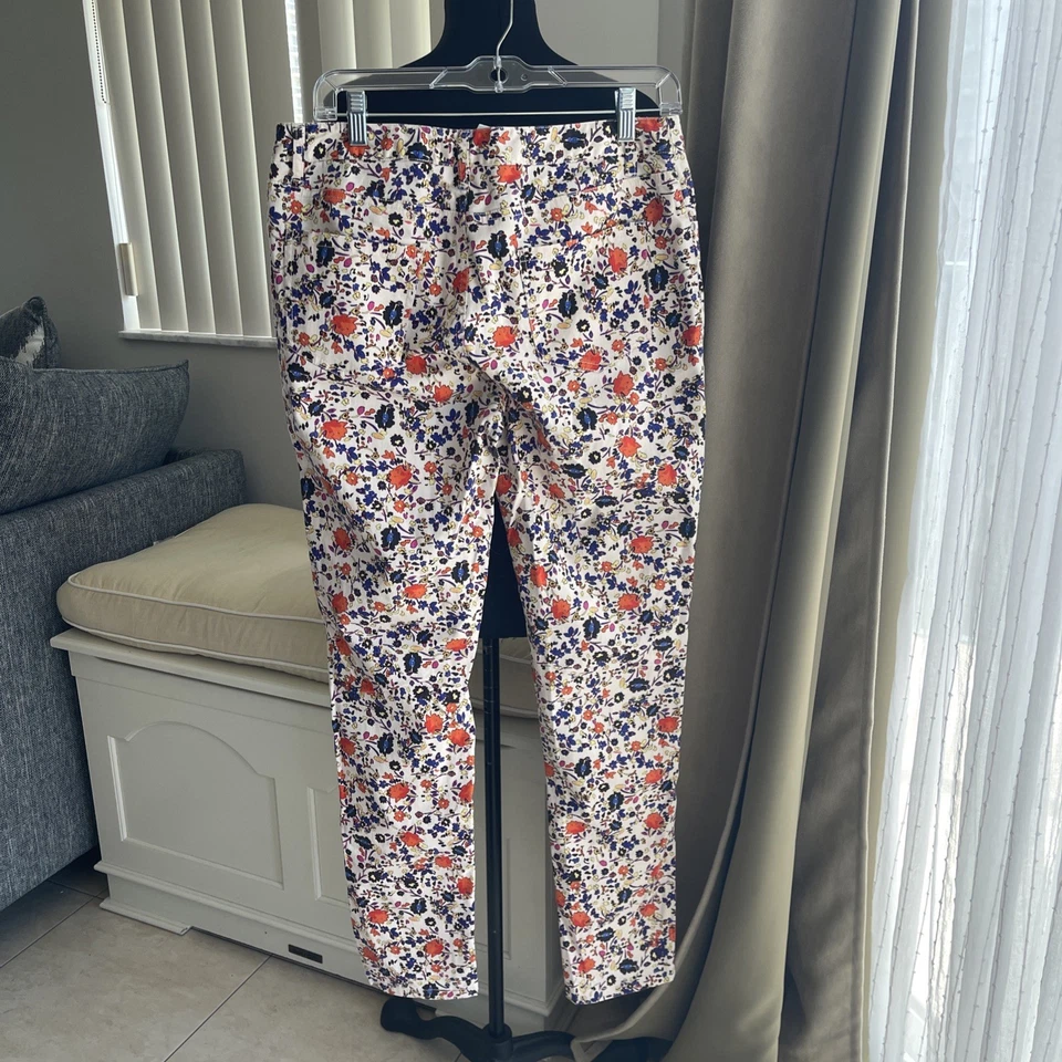 PAUL & JOE BROTHER Vaqueros Estampado Floral FR 42 US 8 Elástico Ligero Foto 4 de 4