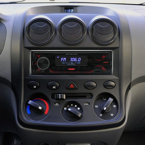 Autoradio mit Bluetooth BT Freisprech 7Farben 1DIN MP3 Player USB SD Aux FM CD - Bild 4 von 14