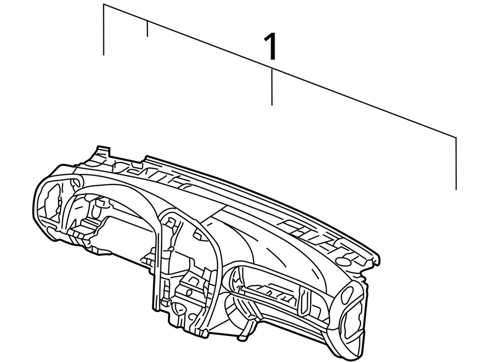 2002-2003 CHEVROLET GMC TRAILBLAZER TRAILBLAZER EXT PANEL 15197407 -  NEW OEM - Image 3 of 3