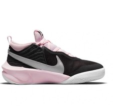 Nike Team Hustle Youth Basketball Shoes Black Pink CW6735 003 Size 7 Youth 7Y