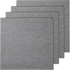 Peel and Stick Carpet Tile Self Adhesive Floor 12/16/20/24pcs 20x20 24x24"