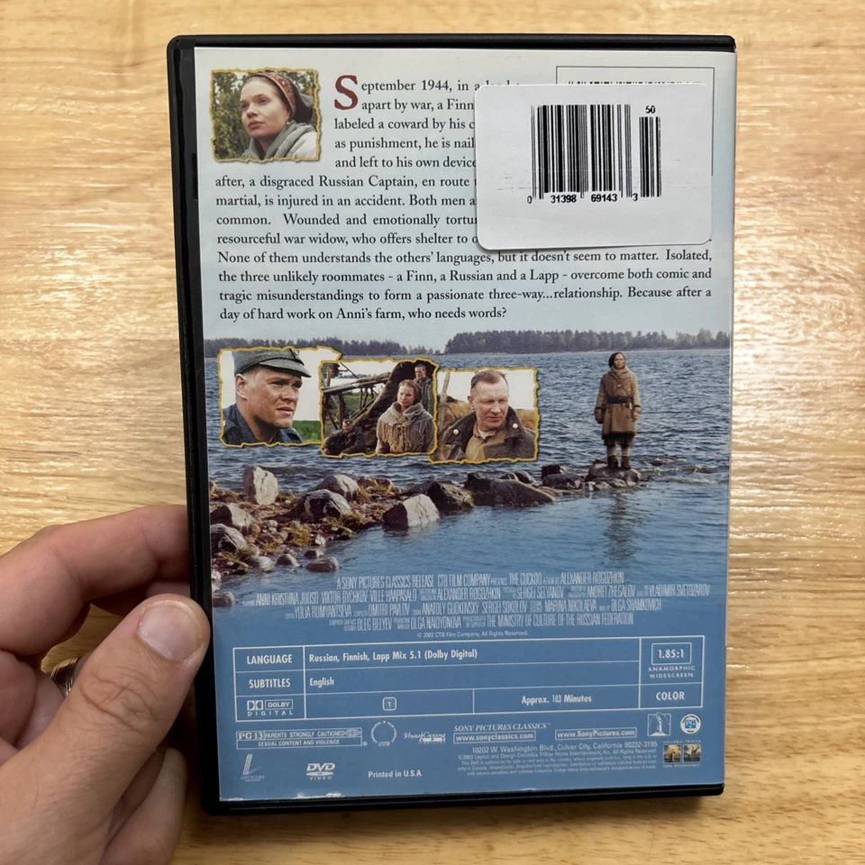 The Cuckoo (DVD, 2003, Region 1, Finnish With English Subtitles) - Image 2 of 4