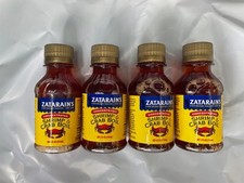 Zatarain's Liquid Shrimp and Crab Boil 4 Pack 4 oz Bottles Seafood Seasoning