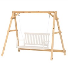 770lbs Porch Swing Frame Heavy Duty A-Frame Hanging Chair Stand Bench Stand
