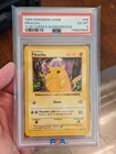 1999 Pokemon Base Set Shadowless Yellow Cheeks Pikachu #58 PSA 6 EX-MT
