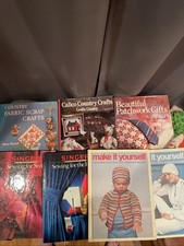Vintage Quilting Books lot Of 7 Quilting ,Craft, Sewing, Patchwork, HC