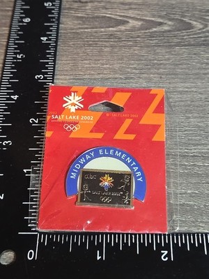 Salt Lake 2002 Olympic Winter Games Midway Elementary Pin NEW AAL