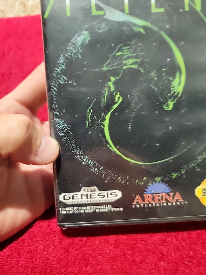NOS Factory Sealed Alien 3 Sega Genesis Mint A+ RARE Video Game - Image 2 of 4