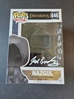 Funko Pop The Lord of the Rings Nazgul 446 Signed Quote Jed Brophy JSA Authentic