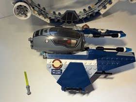 Lego Star Wars 7661 Jedi Starfighter with Hyperdrive Booster Ring No Minifigures