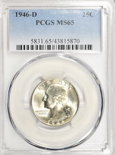 1946-D Washington Quarter — photo from the most recent tracked eBay sale