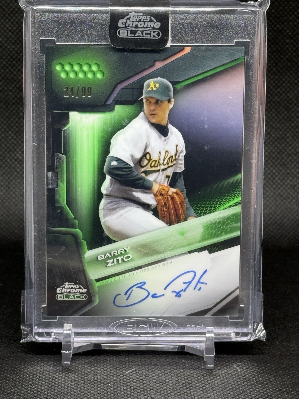 2025 Topps Chrome Black Barry Zito Auto /99 PO-018