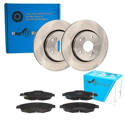RAP BRAKES BREMSENSET 293mm VORNE passend für HONDA CR-V 3 4 RE RM