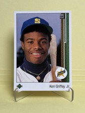 1989 Upper Deck Star Rookie Ken Griffey Jr #1 (RC) Centered Sharp Corners Mint