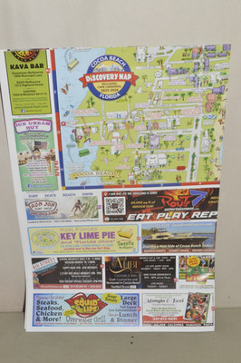 2026 Discovery Map food eat drink play shop travel guide Cocoa Beach Florida