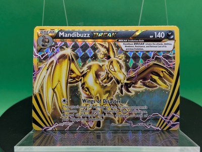 Mandibuzz BREAK XY182 Arcanine Evolution Box Black Star Promo 2017 Eng Pokemon