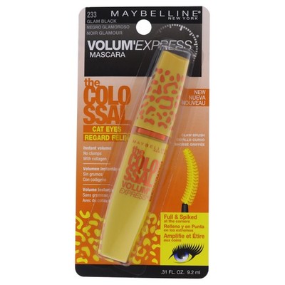 2 Pack The Maybelline VolumExpress Cat Eyes Mascara-233 Glam Black- 0.31 oz