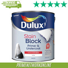 Dulux Stain Block White Primer & Undercoat  2.5L 100% ORIGINAL ⭐⭐⭐⭐⭐