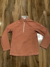 Craghoppers Size 10 Orange 1/4 Zip Micro Fleece 