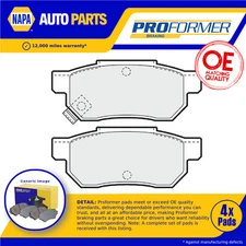 Brake Pads Set fits MG MG ZR 2.0D Rear 02 to 05 Proformer EJP1437 GBP90316