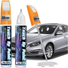 Lackstift Auto Kratzer Reparatur Schnelltrocknend 2 Stück Silber