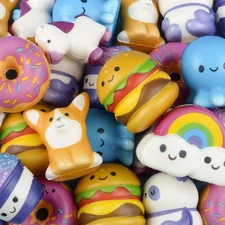 Rhode Island Novelty 2 Inch Micro Squish Assortment, 36 Pieces Per Order