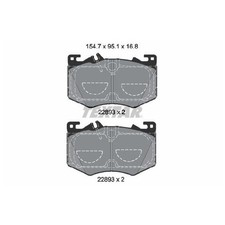 Satz Bremsbeläge Bremsklötze vorne für Mercedes CLA C118 X118 GLA H247 id8678