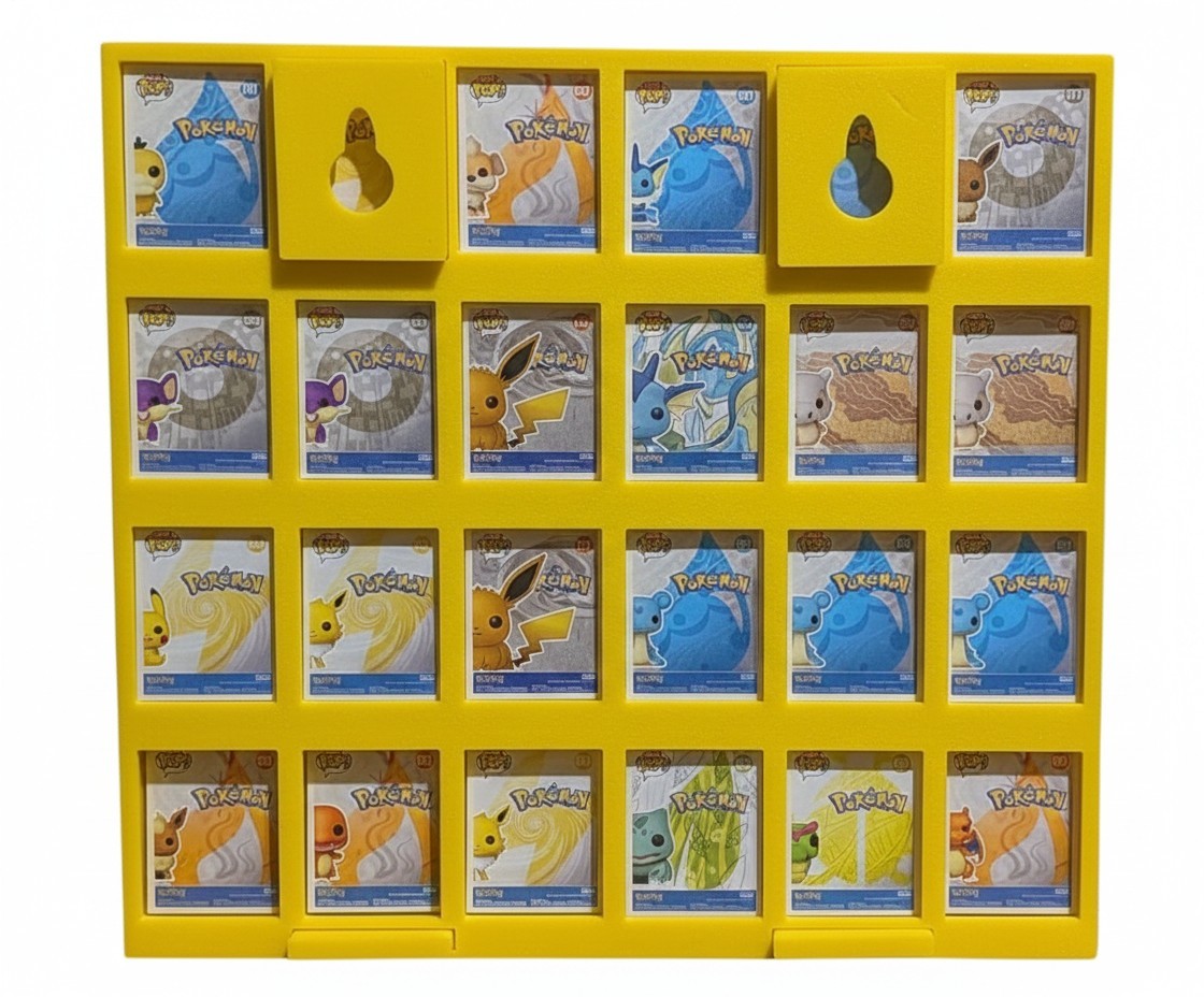 Pok&eacute;mon Bitty Pop Display (Holds 16) 3D Printed