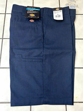 Dickies Men s Relaxed Fit Work Shorts 11" Inseam Blue Twill Size 30