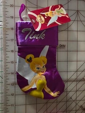 Disney Tink Mini Stocking.  7" x 4"