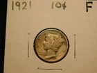1921    Mercury Dime  Item # 10805