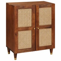 Sideboard Braun 60 X 33 X 75 Cm Massivholz Mango Sideboard Rechteckige Anrichte
